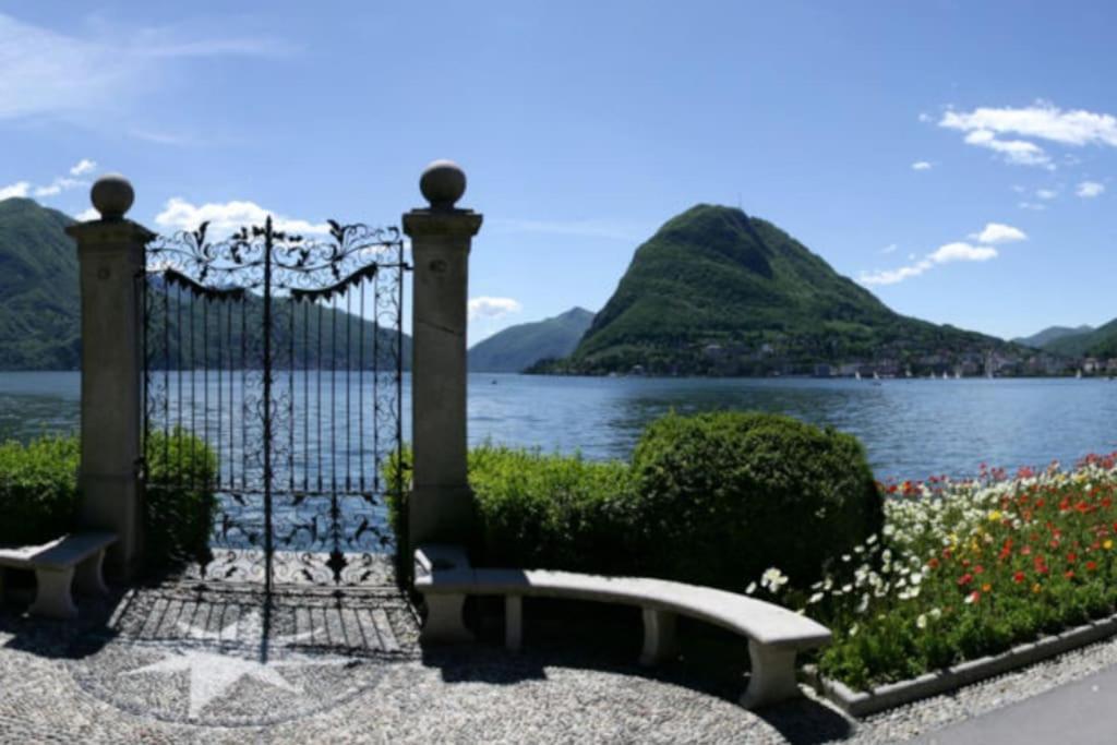 Appartamento Centrale Con Wifi E Posteggio Privato Gratis! Lugano Exterior foto