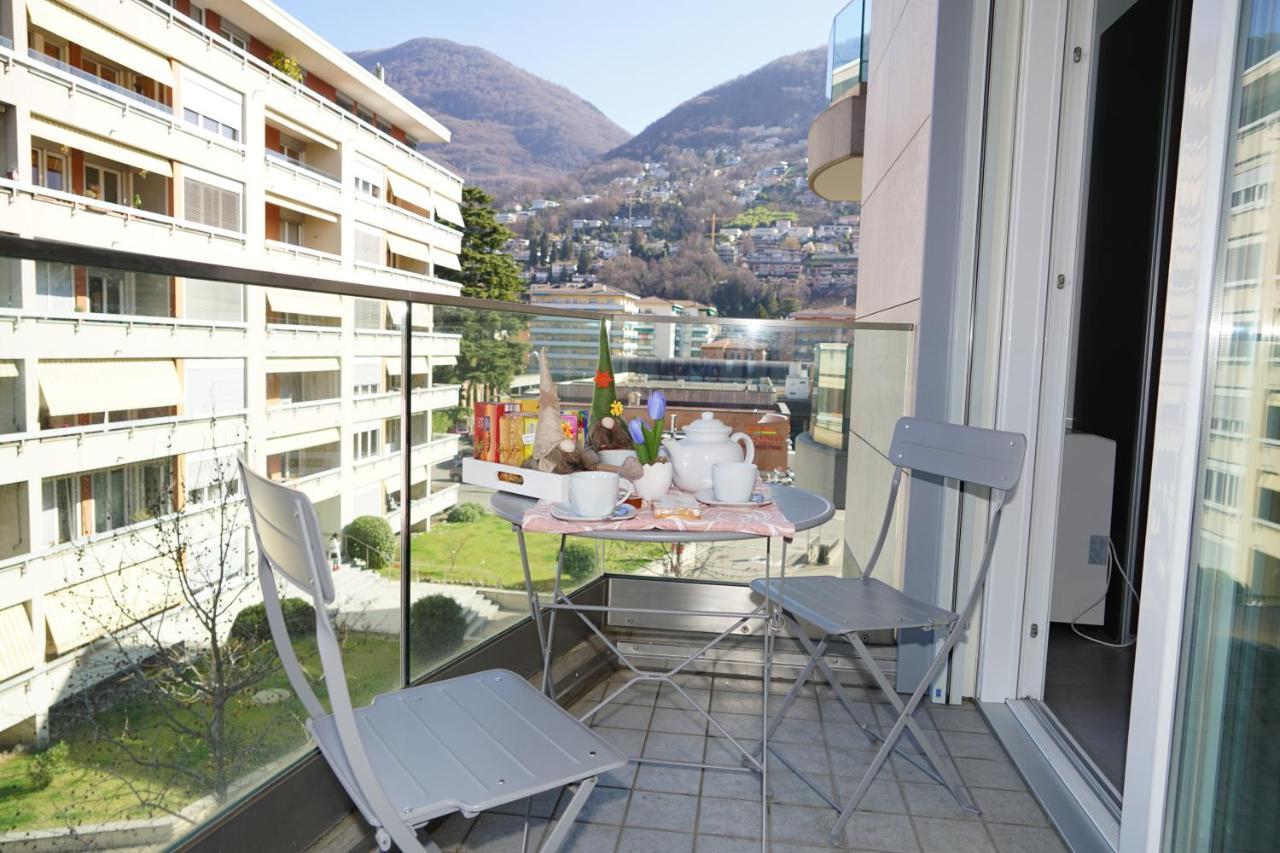 Appartamento Centrale Con Wifi E Posteggio Privato Gratis! Lugano Exterior foto